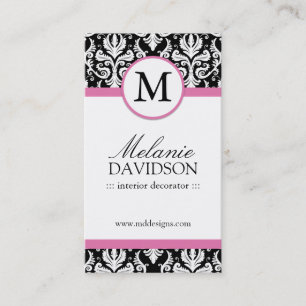 Monogram Visitekaartjes voor interieurontwerp