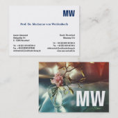 Monogram Visitenkarten Visitekaartje (Voorkant / Achterkant)