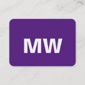 Monogram Visitenkarten Visitekaartje (Achterkant)