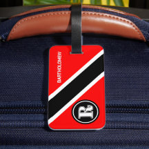 Monogram vlag van Trinidad en Tobago