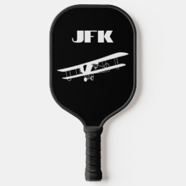 Monogram vliegtuig vliegen, Luchtvaart, minimalist Pickleball Paddle