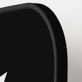 Monogram vliegtuig vliegen, Luchtvaart, minimalist Pickleball Paddle (Links Detail)