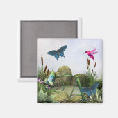 Monogram Vlinder Magneet Fantasie A (Voorkant / Achterkant)