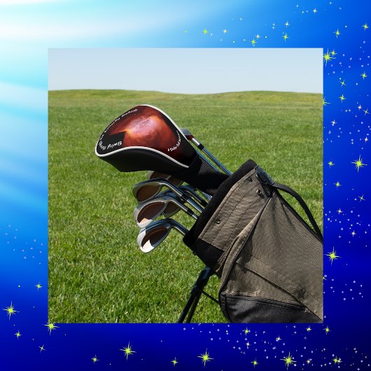 Monogram vlindernevel - Roze Sinaasappel | Golfheadcover