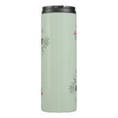 Monogram Vlinders Sage Groen Aangepast Thermosbeker (Achterkant)