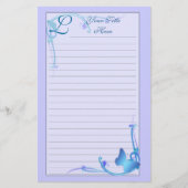 Monogram vlinderstationery briefpapier (Voorkant)