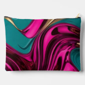 Monogram Vloeibaar Water Hot Roze, Goud & Groen Etui (Achterkant)