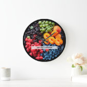 Monogram voedselthema Kitchen wandklokken (Huis)