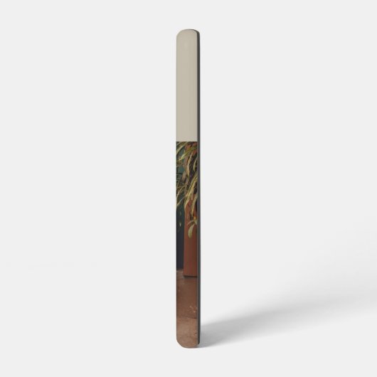 Monogram Voeg uw eigen fotokleurenblok toe Samsung Galaxy Hoesje (Linkerkant)