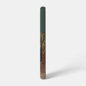 Monogram Voeg uw eigen groene fotokleurenblok toe Samsung Galaxy Hoesje (Linkerkant)