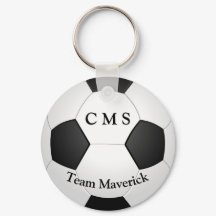 Monogram voetbal aangepaste tekst