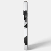 Monogram Voetbal iPhone Case (Achterkant / Links)