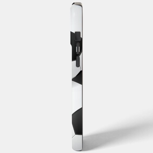 Monogram Voetbal iPhone Case (Achterkant / Links)