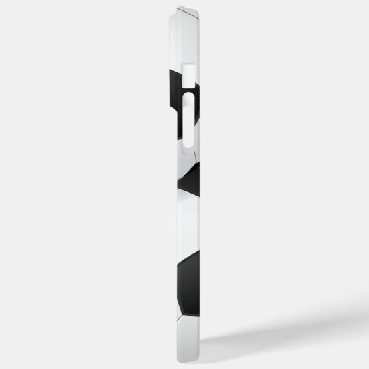 Monogram Voetbal iPhone Case (Achterkant / Links)