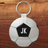 Monogram Voetbal Sleutelhanger (Voorkant)