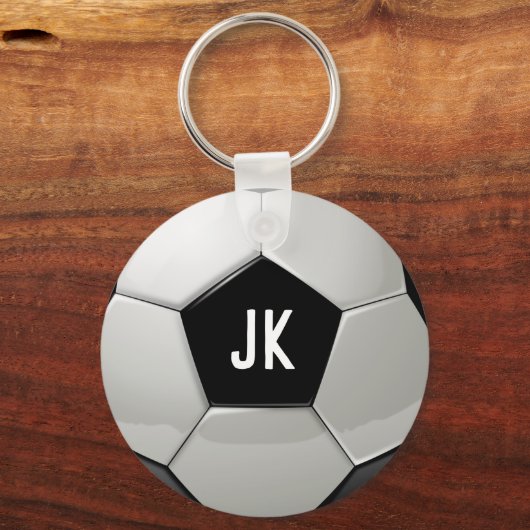 Monogram Voetbal Sleutelhanger (Voorkant)