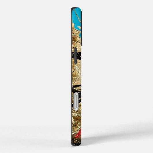 Monogram  vogelestuel Steampunk Case-Mate iPhone Case (Achterkant / Rechts)