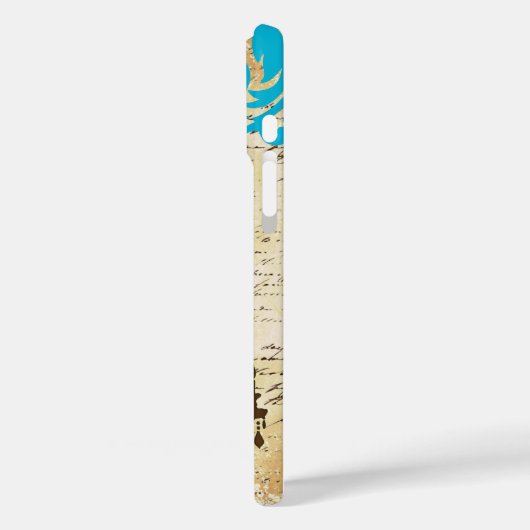 Monogram  vogelhandelier iPhone Case-Mate iPhone Case (Achterkant / Links)