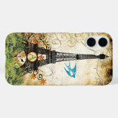 Monogram vogelpluistoren Case-Mate iPhone case (Achterkant (horizontaal))