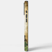 Monogram vogelpluistoren Case-Mate iPhone case (Achterkant / Links)