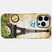 Monogram vogelpluistoren Case-Mate iPhone case (Achterkant (horizontaal))