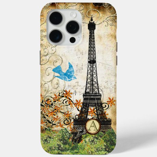 Monogram  vogelpluistoren Case-Mate iPhone case (Achterkant)