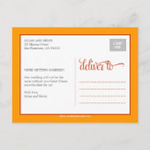 Monogram Vogels Bewaar de datum Kaart (Achterkant)