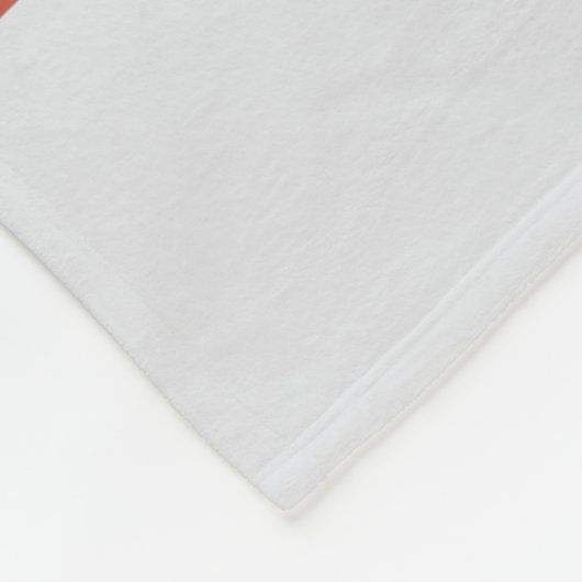 Monogram vogels White Grey Silver Branch Red Berry Fleece Deken (Hoek)