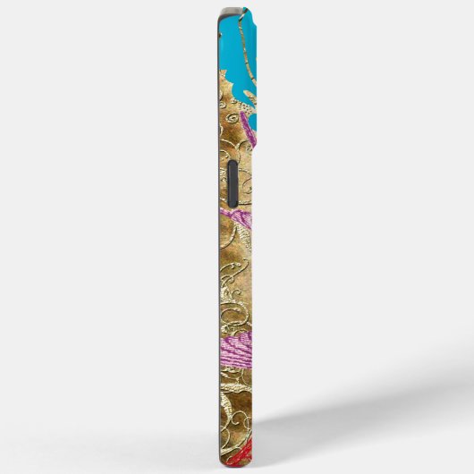 Monogram  vogelvuiltoren Damask iPhone 5 Case-Mate iPhone Case (Achterkant / Rechts)