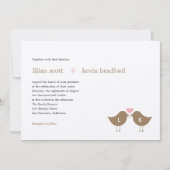 Monogram Vogelwedstrijd - Latte Kaart (Voorkant)