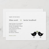 Monogram Vogelwedstrijd - Sage Kaart (Voorkant / Achterkant)