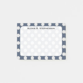 Monogram Volleybalballen Blauw jeansblauw Post-it® Notes