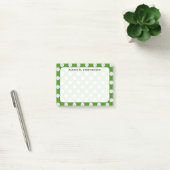 Monogram Volleybalballen op appelgroen Post-it® Notes (Kantoor)