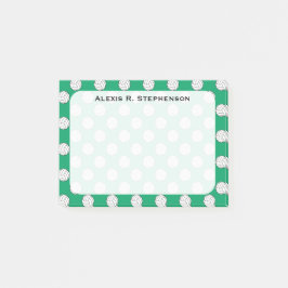 Monogram Volleybalballen Shamrock Groen Post-it® Notes