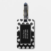 Monogram Volleyball Bagagelabel (Achterkant verticaal)