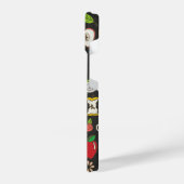 Monogram voor appelen en cupcakes iPhone hoesje (Linkerkant)