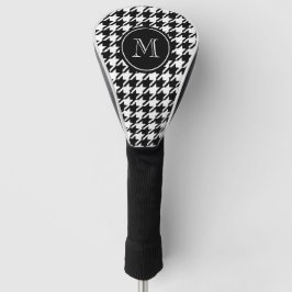 Monogram voor Black Houndstooth Golfheadcover