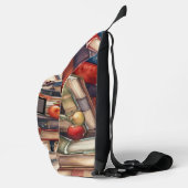 Monogram voor Boekliefhebbers   Sling Bag (Rechts)