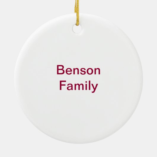 Monogram voor de Fleur-de-lis B Keramisch Ornament (Achterkant)