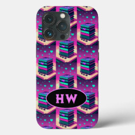 Monogram voor de liefde voor boeken Case-Mate iPhone case