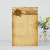 Monogram VOOR DE VERZAMELING VAN DE VERZEGELING VA Briefpapier (Staand voorkant)