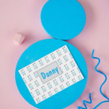 Monogram voor de walvis en de schildpad van Blauwe