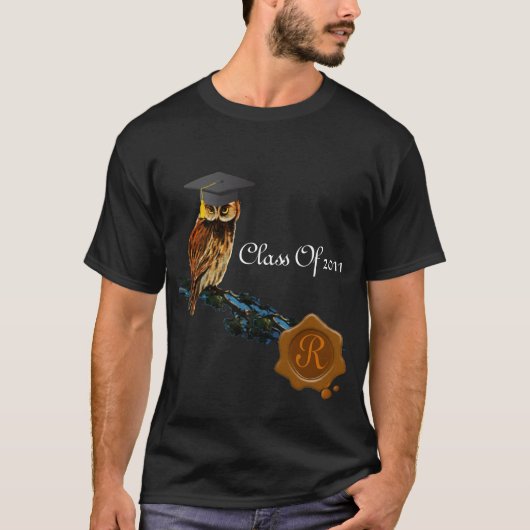 MONOGRAM VOOR DE ZEEVAARTUIGEN VAN afstuderen T-shirt (Voorkant)