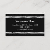 Monogram voor e-mailkaarttemplate visitekaartje (Achterkant)