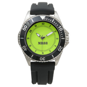 Monogram voor elektronisch lichtdecor voor laaggro horloge