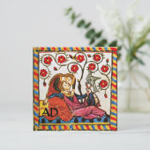 MONOGRAM VOOR ETERNAL LOVE WEDDING PARCHMENT KAART (Staand voorkant)