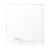 Monogram voor gecombineerde naam notitieblok (Voorkant)