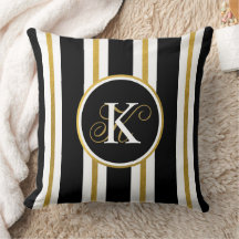 Monogram voor gepersonaliseerde Elegant Black & Go