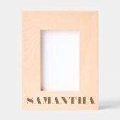 Monogram voor gepersonaliseerde naam gegraveerde lijstjes (Voorkant)