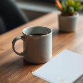 Monogram voor gepersonaliseerde naam notitieblok